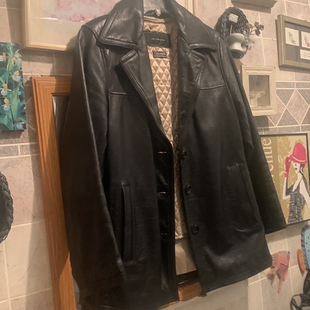 Thinsulate leather Jacket - Picture 2 of 10